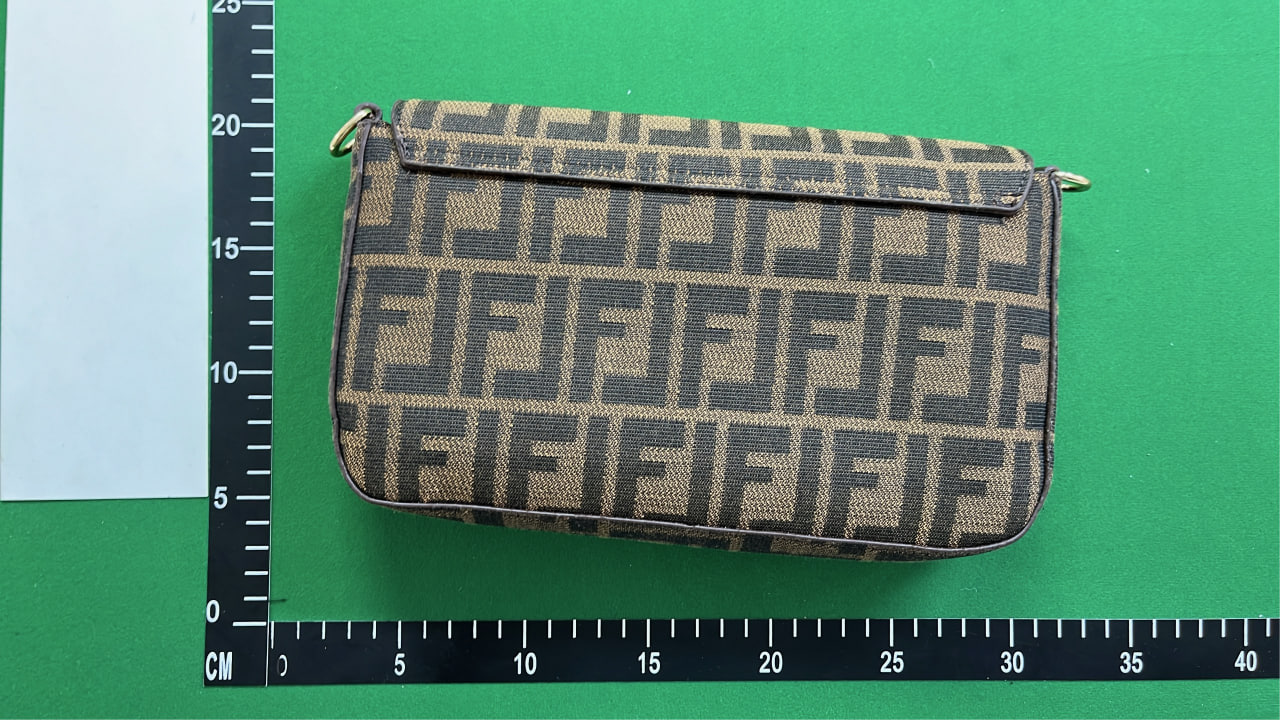 Fendi Brown Monogram Canvas Shoulder Bag  -2