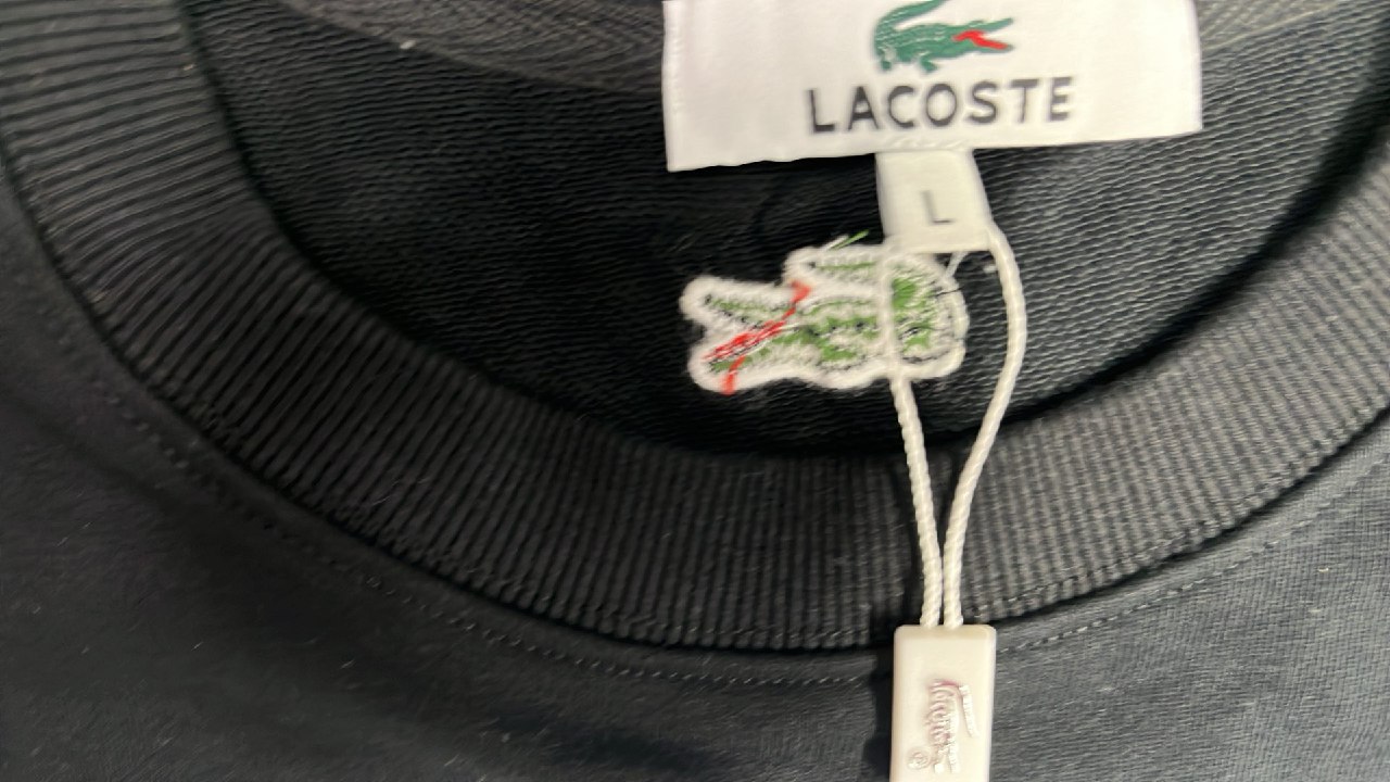 LACOSTE Men's Classic Crocodile Logo Sweatshirt -5