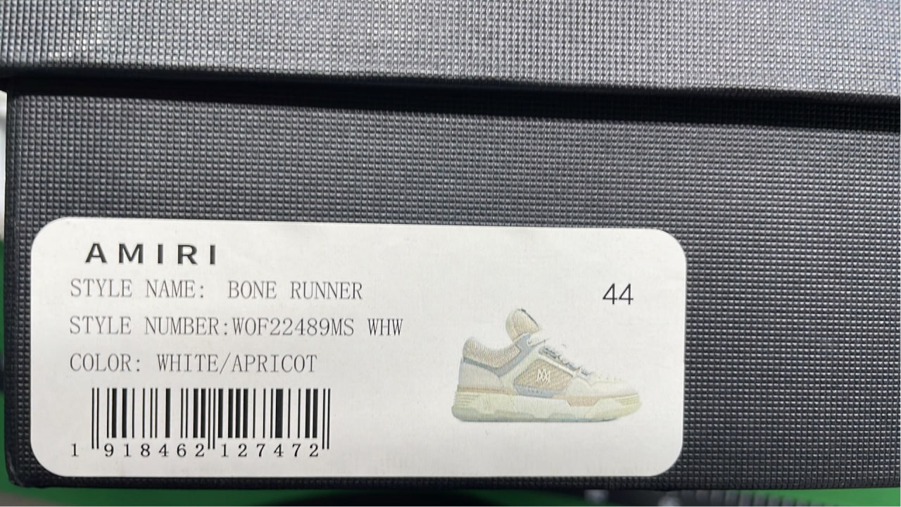 AMIRI MX1 Sneakers - White with Color Accents  -2