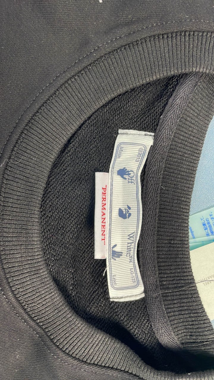 Off-White Cloud Logo Hoodie Bl