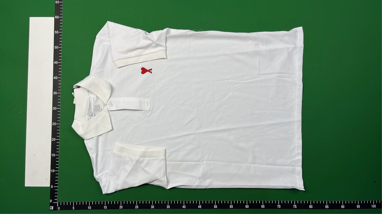 AmourHeart Men's Polo Shirts Short Sleeve Casual Embroidered Heart Logo Tops -3