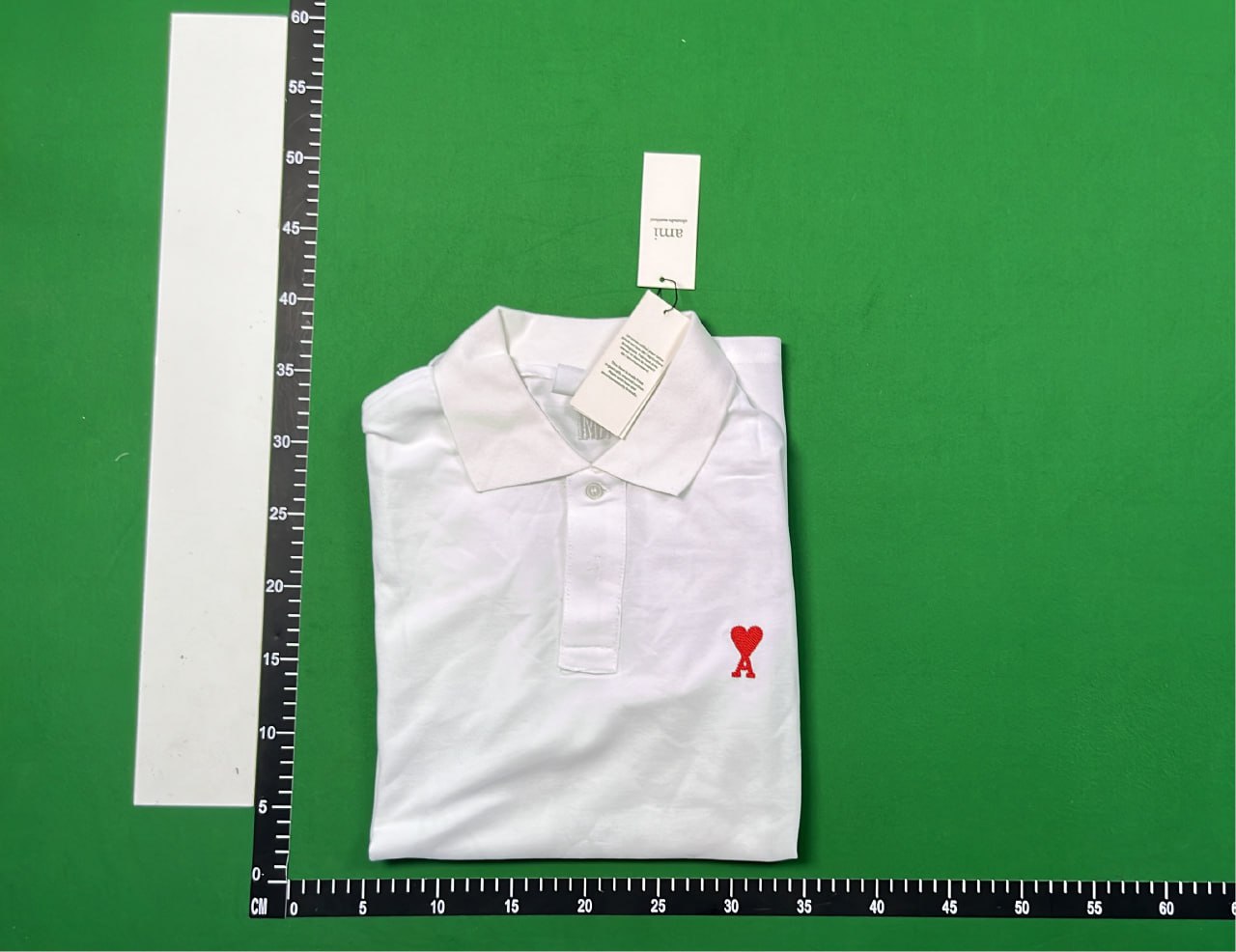 AmourHeart Men's Polo Shirts Short Sleeve Casual Embroidered Heart Logo Tops -5