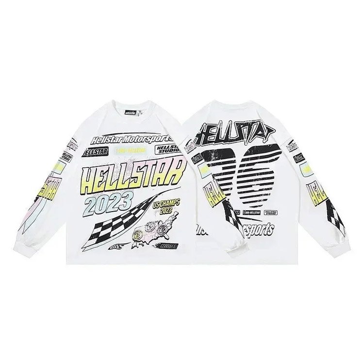 HELLSTAR graphic print long sleeve T-shirt  -4