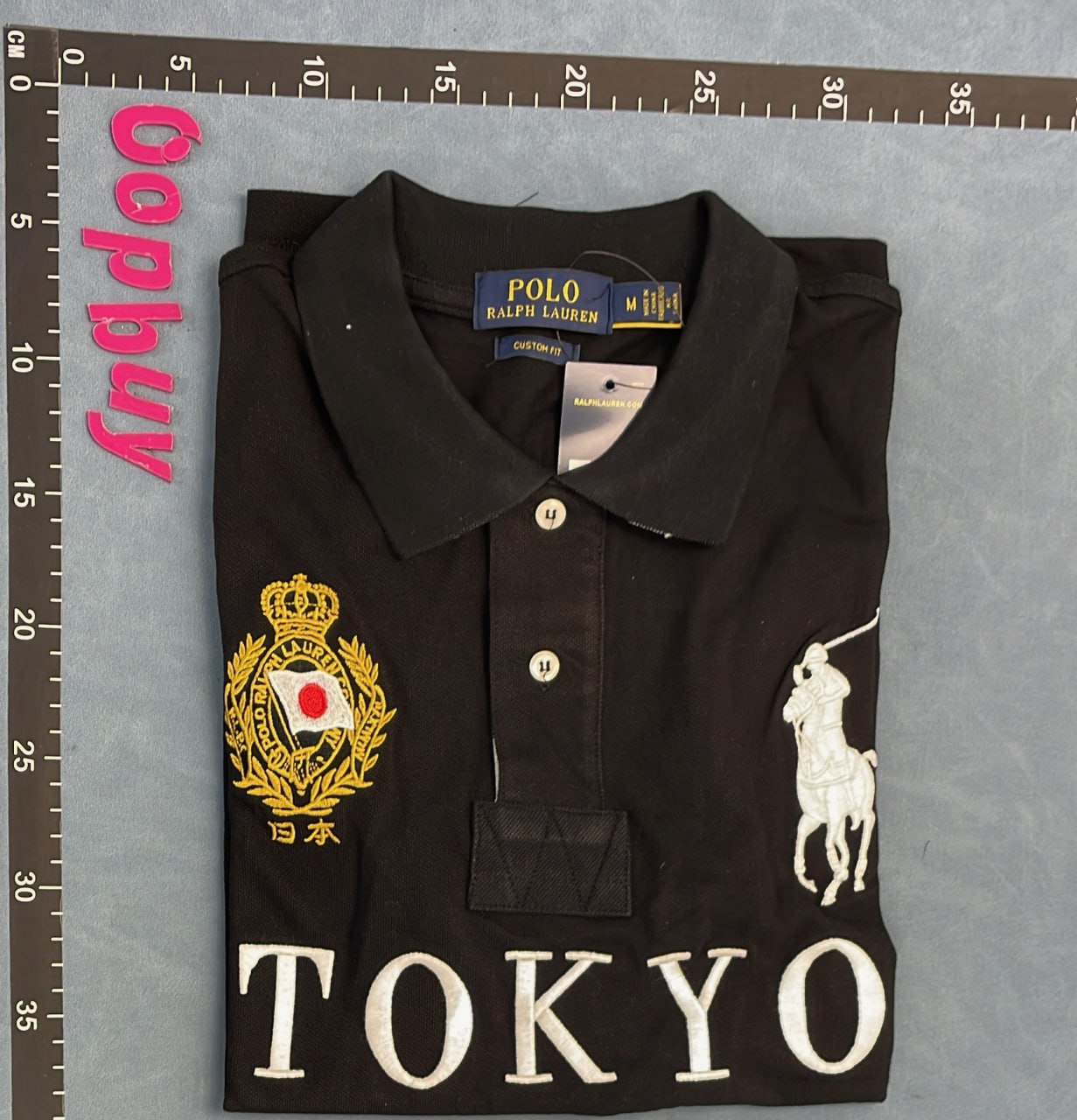 Ralph Lauren Polo Shirt City Edition - Chicago Black  -2