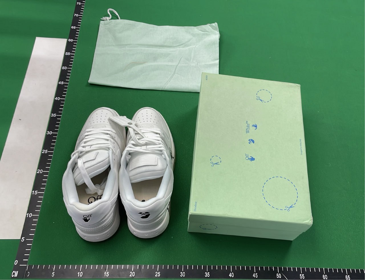  StepTrend Classic White Sneakers with Blue Accents  -3