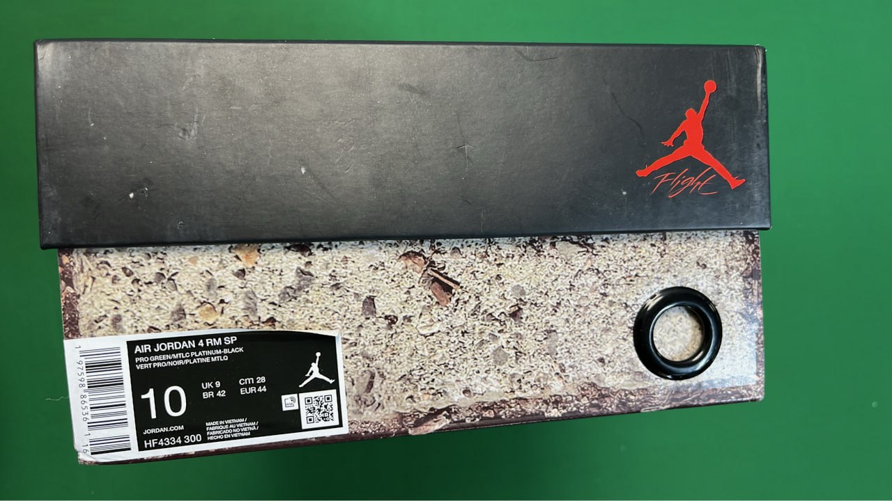 Air Jordan 8 Green Suede Men's