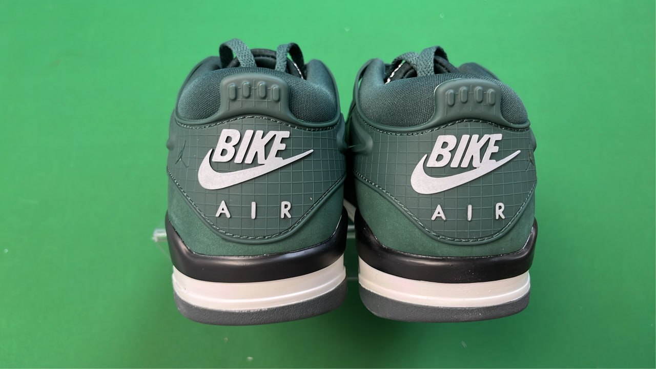 Air Jordan 8 Green Suede Men's Basketball Shoes -4