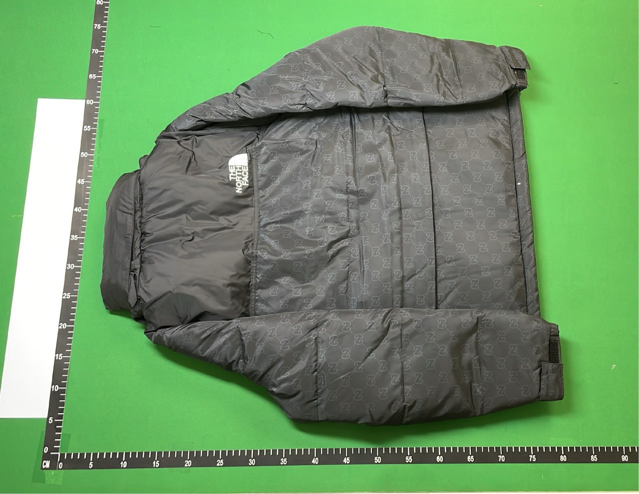 The North Face x Gucci Limited Edition Down Jacket - Black, Green, Orange  #Gucci #Jackets   -2