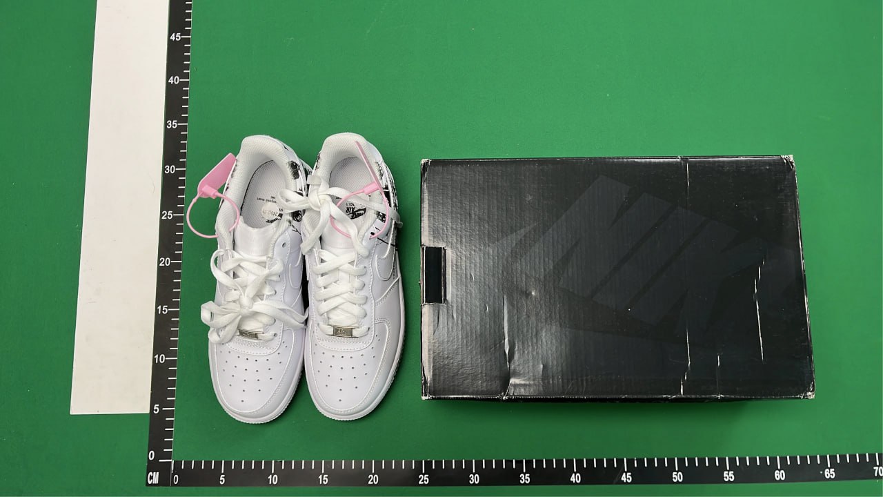 Supreme x Comme des Garçons SHIRT Air Force 1 Low Sneakers  ( #Supreme #Shoes   -2