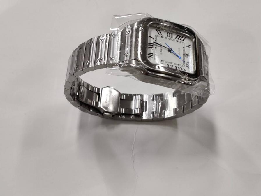Cartier Santos Automatic Stainless Steel Watch for Men  #Cartier #Watch   -2