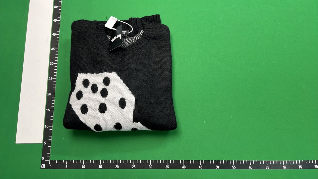 Dice Pattern Knit Sweater - Cozy and Stylish for Men & Women #Dice #Sweaters   -2