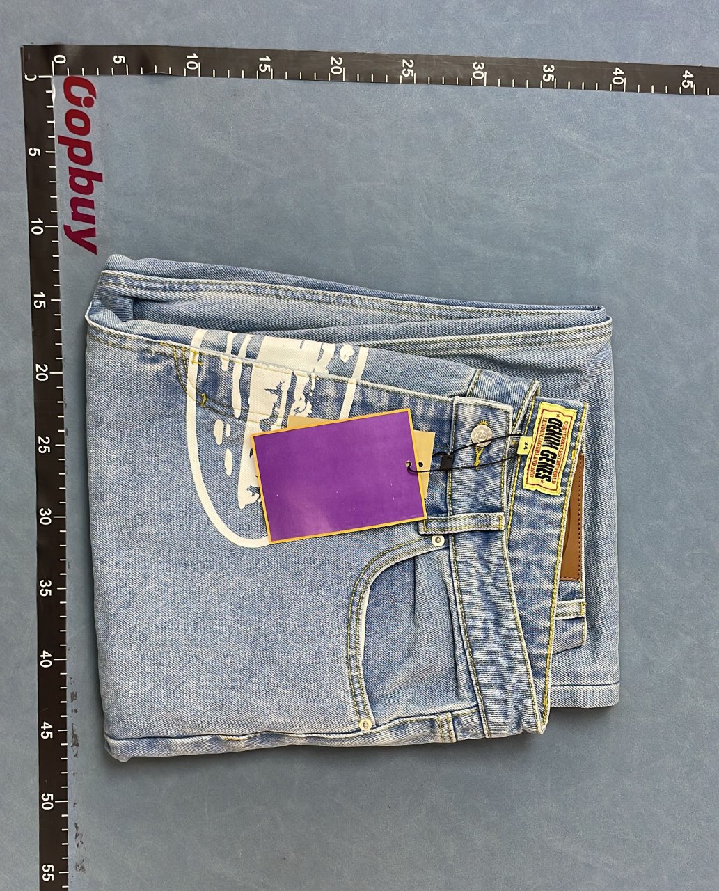 Light Blue High-Waist Straight Jeans for Women #Light #Pants   -3