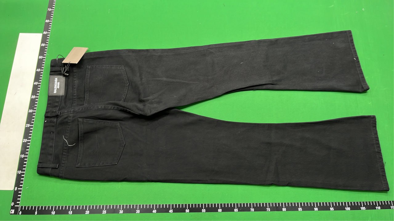 Men's Black Flared Jeans - Comfortable Stretch Denim Trouser  #Men's #Pants   -2