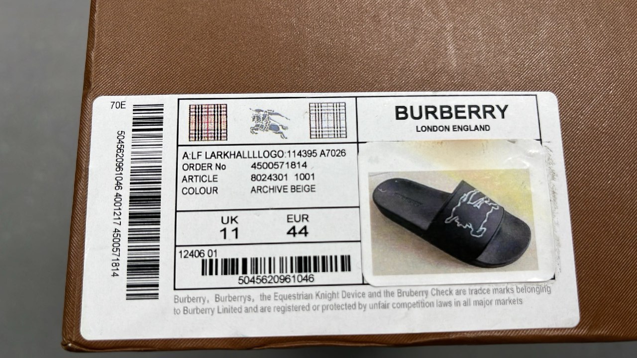 Burberry Classic Check Slides Sandals for Men and Women   -3