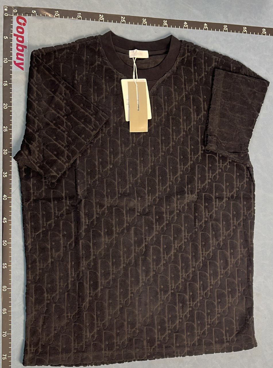   Men's Black Patterned T-Shirt with Tags #Men's #Tshirt   -4