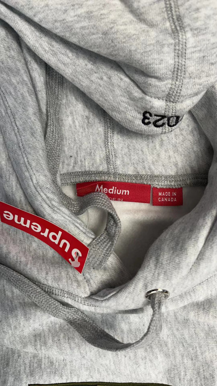   Supreme Hoodie - Black with White Logo #Supreme #Hoodies   -3